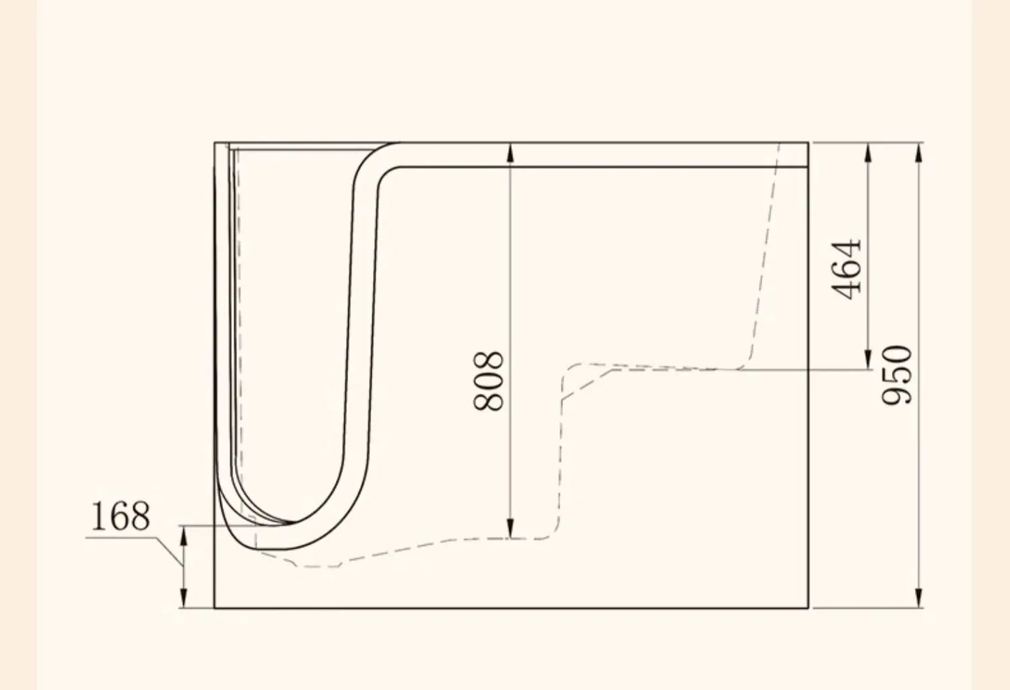 Elderly Walk-in Side Door Accessible Elderly Jacuzzi Home Rehabilitation Sitting Soak for the elderly