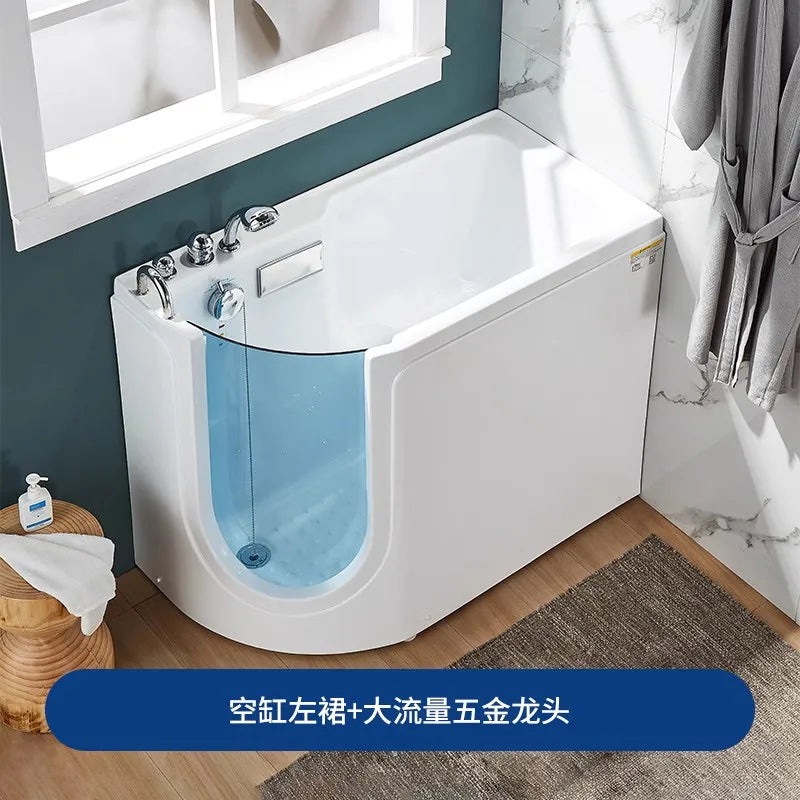 Elderly Walk-in Side Door Accessible Elderly Jacuzzi Home Rehabilitation Sitting Soak for the elderly