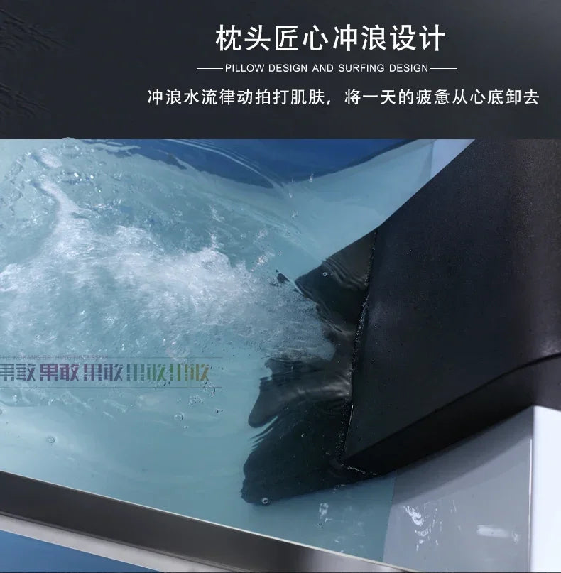Double Bath Thermostat Heating Light Luxury Surfing Jacuzzi Couple Smart Bath