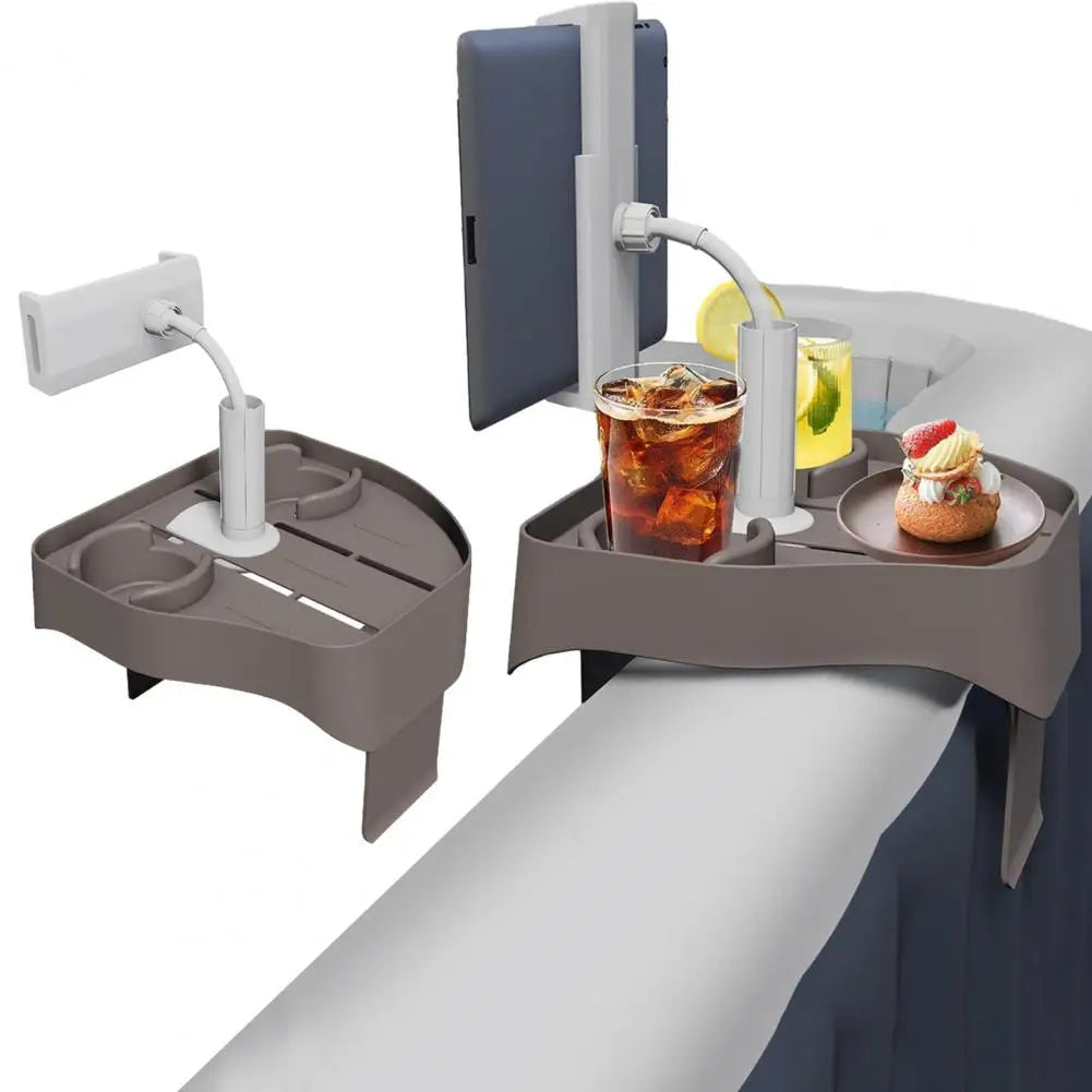 Pool Drink Holder Essential Hot Tub Tray Table with Cup Holder Phone Stand for Pools Must-have Jacuzzi Accessories for Adults