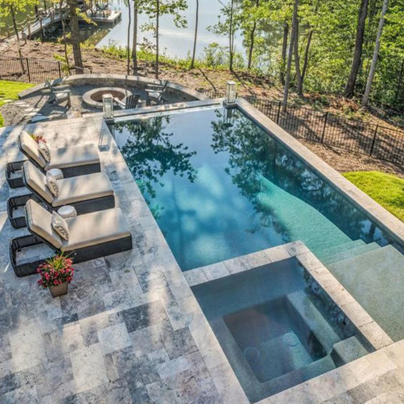 swim spa pool custom design outdoor inground pool swimming get used ready made fiberglass jacuzzi swimming pool price