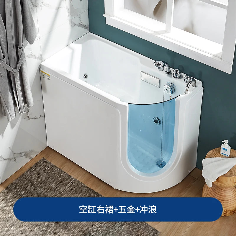 Elderly Walk-in Side Door Accessible Elderly Jacuzzi Home Rehabilitation Sitting Soak for the elderly