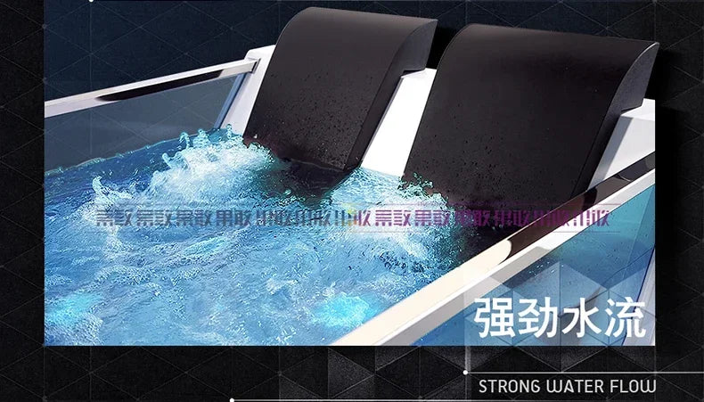 Double Bath Thermostat Heating Light Luxury Surfing Jacuzzi Couple Smart Bath