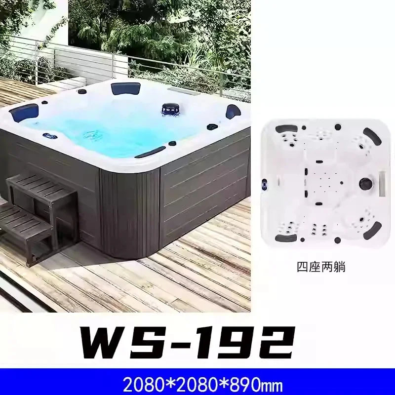 Outdoor Villa Intelligent Hot Spring Jacuzzi with Constant Temperature for Home and Hotel Use