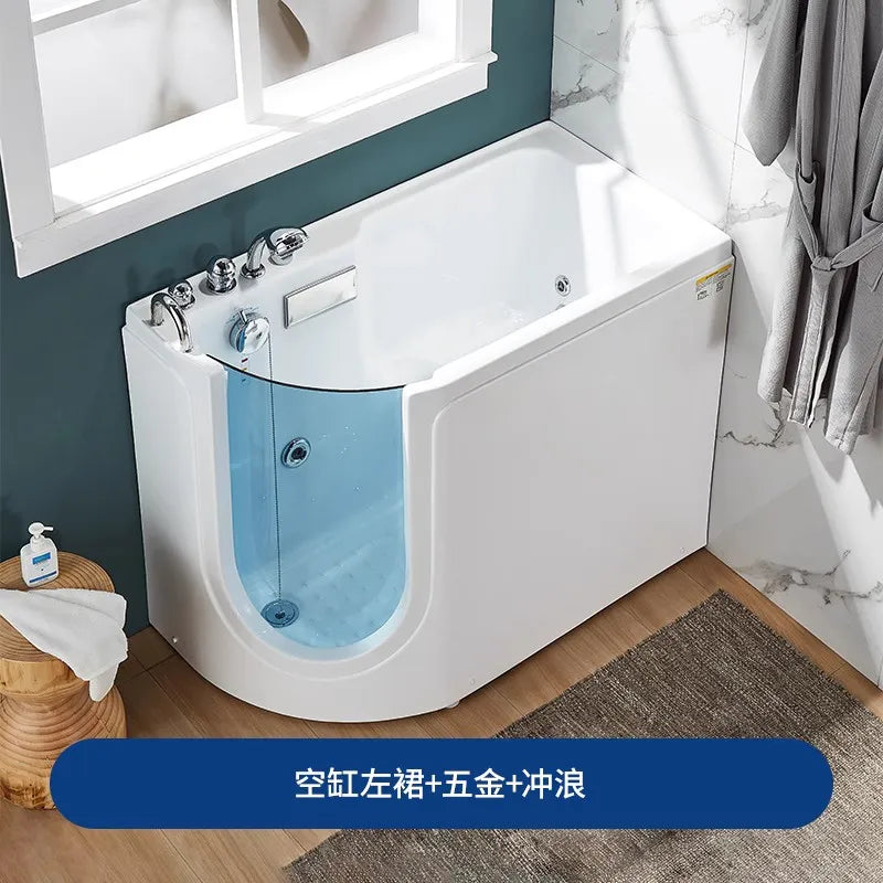 Elderly Walk-in Side Door Accessible Elderly Jacuzzi Home Rehabilitation Sitting Soak for the elderly