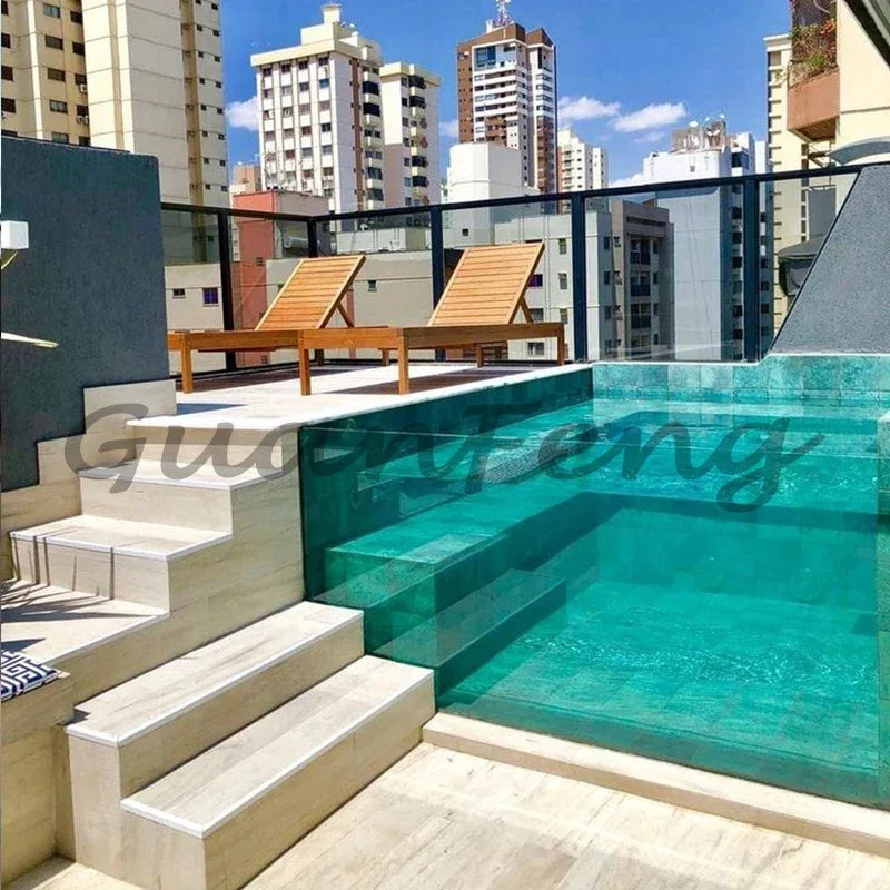 Hot Jacuzzi Pool Outdoor Rooftop Luxury Above Pool