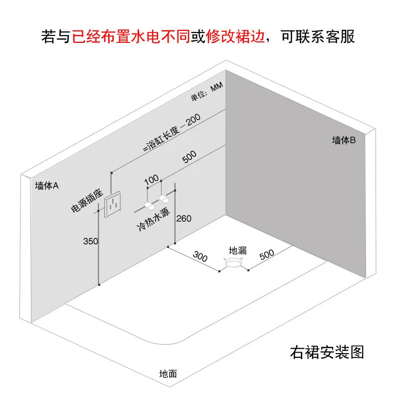 Acrylic Recessed Surf Jacuzzi, Hotel Home Single Thermostatic Bathtub Bath With Pillow 847-2