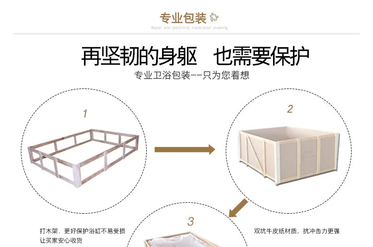Acrylic Recessed Surf Jacuzzi, Hotel Home Single Thermostatic Bathtub Bath With Pillow 847-2