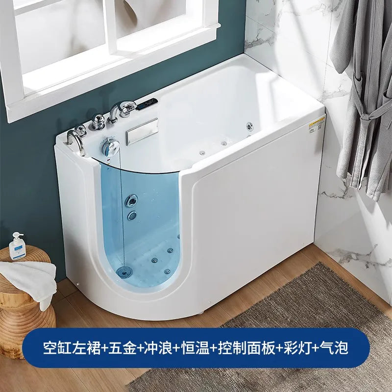 Elderly Walk-in Side Door Accessible Elderly Jacuzzi Home Rehabilitation Sitting Soak for the elderly