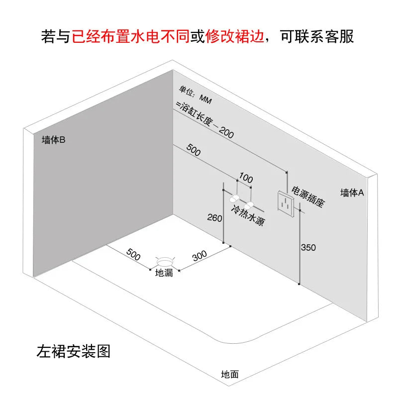 Acrylic Recessed Surf Jacuzzi, Hotel Home Single Thermostatic Bathtub Bath With Pillow 847-2