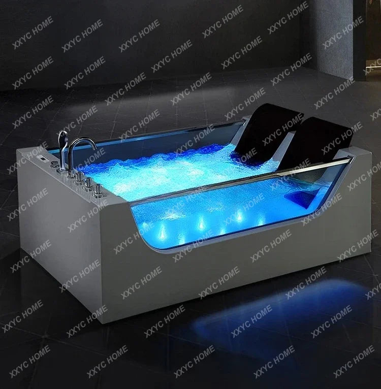 Double Bath Thermostat Heating Light Luxury Surfing Jacuzzi Couple Smart Bath