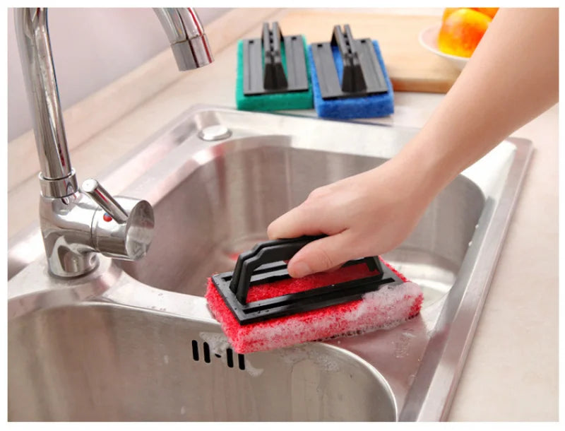 Cleaning Sponge Brush Is Suitable for Jacuzzi Swimming Pool Line Cleaner Accessories with Handle Wipe Thickening Bathroom