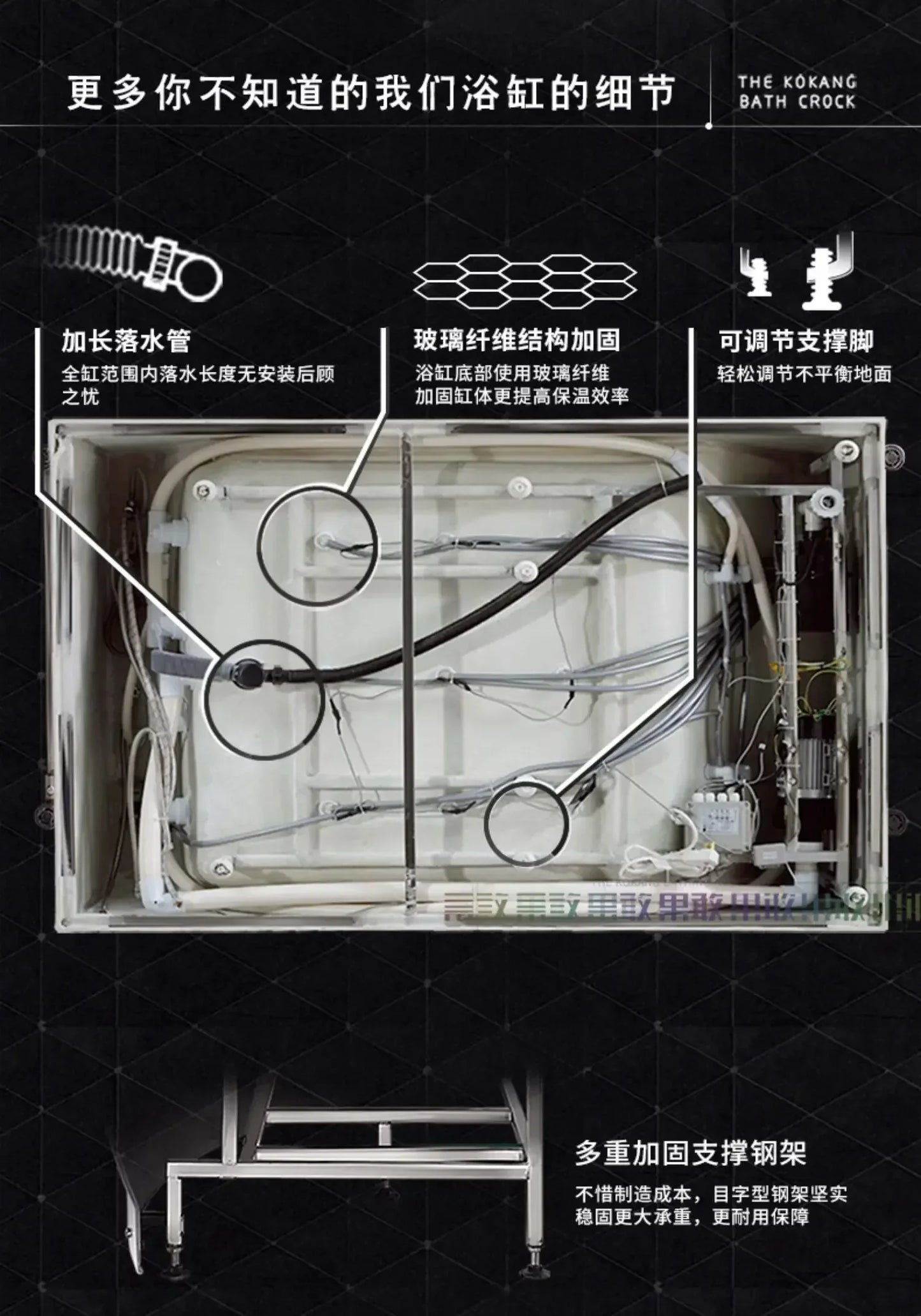 Double Bath Thermostat Heating Light Luxury Surfing Jacuzzi Couple Smart Bath