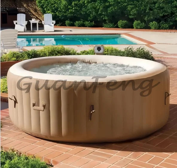2M High Quality Jacuzzi Portable Spa 6 Person Spa Swimming Pool Hot Tub Inflatable Hot Tub Swimming Pool PVC Inflatable Spa Tub