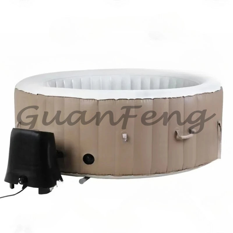 2M High Quality Jacuzzi Portable Spa 6 Person Spa Swimming Pool Hot Tub Inflatable Hot Tub Swimming Pool PVC Inflatable Spa Tub