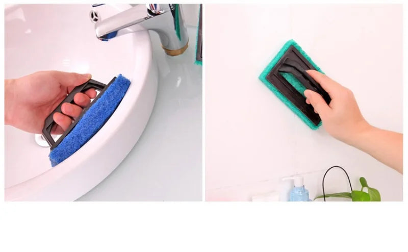 Cleaning Sponge Brush Is Suitable for Jacuzzi Swimming Pool Line Cleaner Accessories with Handle Wipe Thickening Bathroom