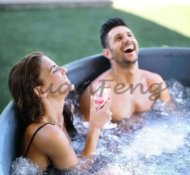 2M High Quality Jacuzzi Portable Spa 6 Person Spa Swimming Pool Hot Tub Inflatable Hot Tub Swimming Pool PVC Inflatable Spa Tub