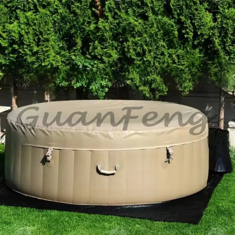 2M High Quality Jacuzzi Portable Spa 6 Person Spa Swimming Pool Hot Tub Inflatable Hot Tub Swimming Pool PVC Inflatable Spa Tub