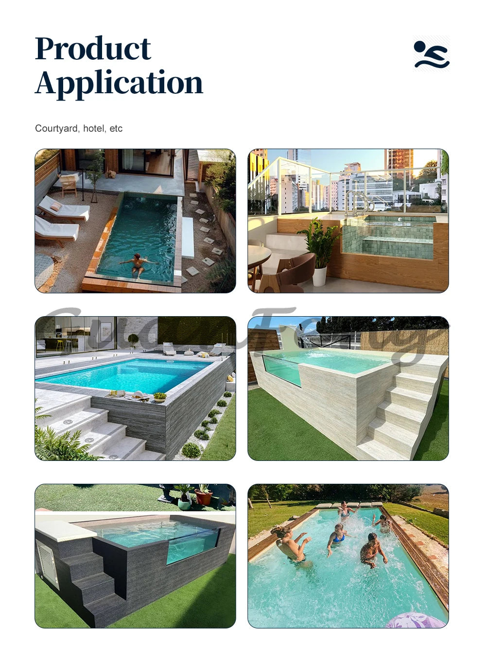 Hot Jacuzzi Pool Outdoor Rooftop Luxury Above Pool