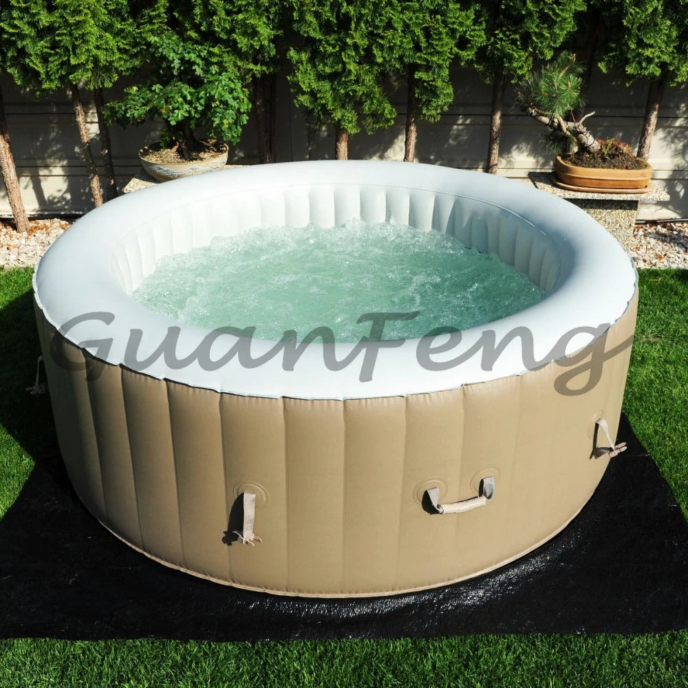2M High Quality Jacuzzi Portable Spa 6 Person Spa Swimming Pool Hot Tub Inflatable Hot Tub Swimming Pool PVC Inflatable Spa Tub
